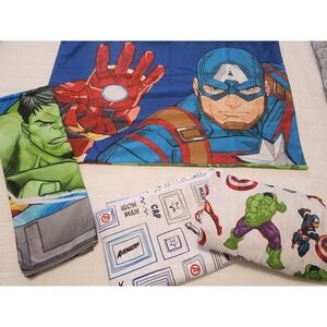 Marvel Comics Twin Size Sheet Set With 1 Case And Body Pillow Cover